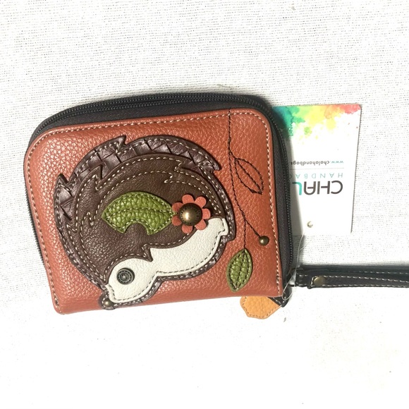 Chala *FREE POPSOCKET* Hedgehog Wallet/Wristlet - Picture 5 of 7